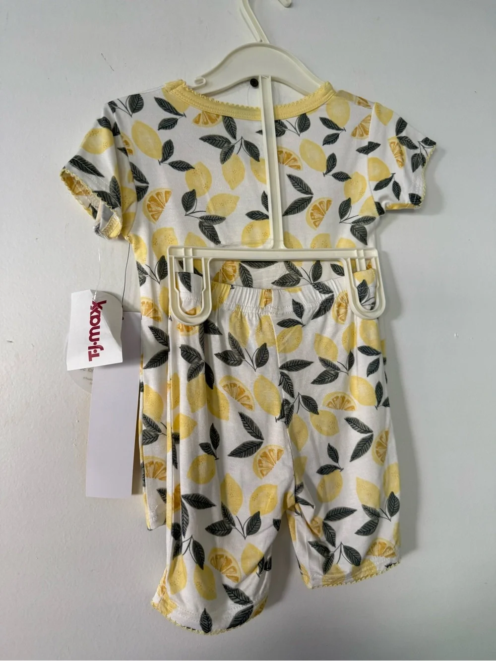 Milkberry Lemon Print Pajama Set